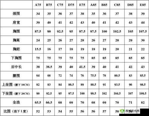 欧洲尺码日本尺码专线图片：尺码详情一览
